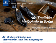 Tablet Screenshot of massschuhe-berlin.com
